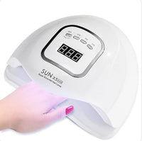 HKM-468243 80W Nail Phototherapy Lamp Set with Gel Nail Polish in 20 Colors and Base/Top Coat