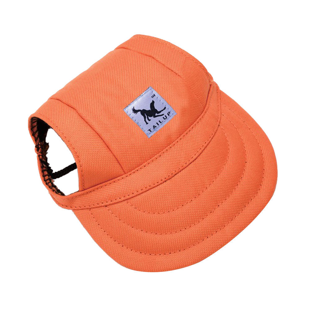 HKM-178515 Casual Oxford Dog Costume Hat - Stylish Baseball Sun Hat for Small to Medium Pets