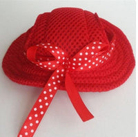 HKM-178515 Casual Oxford Dog Costume Hat - Stylish Baseball Sun Hat for Small to Medium Pets