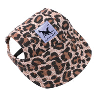 HKM-178515 Casual Oxford Dog Costume Hat - Stylish Baseball Sun Hat for Small to Medium Pets