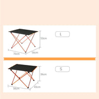 HKM-004435 Portable Aluminum Alloy Folding Tables and Chairs Set