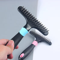 HKM-098003 Stainless Steel Pet Hair Removal Comb for Effective Dog Grooming