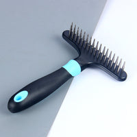 HKM-098003 Stainless Steel Pet Hair Removal Comb for Effective Dog Grooming