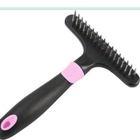 HKM-098003 Stainless Steel Pet Hair Removal Comb for Effective Dog Grooming