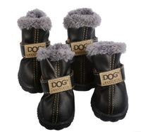 HKM-566803 Warm Waterproof Dog Snow Boots for Autumn and Winter - Non-Slip, Wear-Resistant Design in Multiple Colors