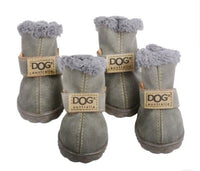 HKM-566803 Warm Waterproof Dog Snow Boots for Autumn and Winter - Non-Slip, Wear-Resistant Design in Multiple Colors