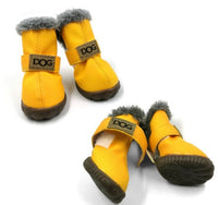 HKM-566803 Warm Waterproof Dog Snow Boots for Autumn and Winter - Non-Slip, Wear-Resistant Design in Multiple Colors