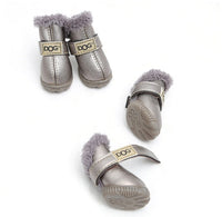 HKM-566803 Warm Waterproof Dog Snow Boots for Autumn and Winter - Non-Slip, Wear-Resistant Design in Multiple Colors