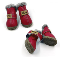 HKM-566803 Warm Waterproof Dog Snow Boots for Autumn and Winter - Non-Slip, Wear-Resistant Design in Multiple Colors