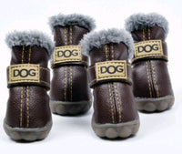 HKM-566803 Warm Waterproof Dog Snow Boots for Autumn and Winter - Non-Slip, Wear-Resistant Design in Multiple Colors