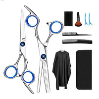 HKM-909971 Premium Hairdressing Scissors Set for Precision Cutting - 6 to 10 Pieces for Professional Use