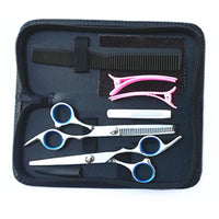HKM-909971 Premium Hairdressing Scissors Set for Precision Cutting - 6 to 10 Pieces for Professional Use