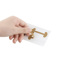 HKM-531475 Cotton Toe Stickers for Quick Pedicure and Nail Care - Skin Color, Free Size