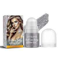 HKM-638419 Glitter Roll 30ML Eye Shadow in White | Sparkling Finish for Vibrant Looks