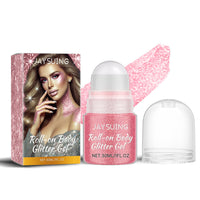 HKM-638419 Glitter Roll 30ML Eye Shadow in White | Sparkling Finish for Vibrant Looks