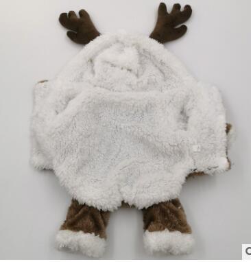 HKM-696723 Winter Double-Layer Thick Coral Fleece Coat for Dogs - Casual Style, Various Sizes Available