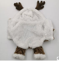 HKM-696723 Winter Double-Layer Thick Coral Fleece Coat for Dogs - Casual Style, Various Sizes Available