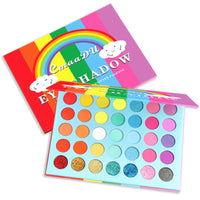 HKM-506195 35-Color Matte Eyeshadow Palette - Waterproof, Full Coverage, Ideal for Defining and Enhancing Features