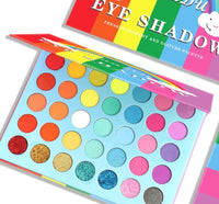 HKM-506195 35-Color Matte Eyeshadow Palette - Waterproof, Full Coverage, Ideal for Defining and Enhancing Features