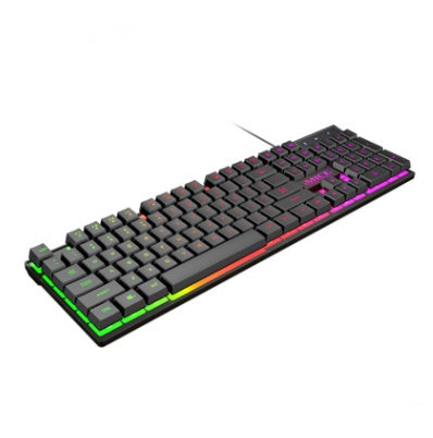 KTX-500051 Backlit Gaming Keyboard with USB Connection and Frosted Keycaps