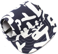 HKM-695571 Camouflage Canvas Dog Baseball Cap - Sun Protection Hat for Pets