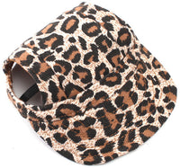 HKM-695571 Camouflage Canvas Dog Baseball Cap - Sun Protection Hat for Pets