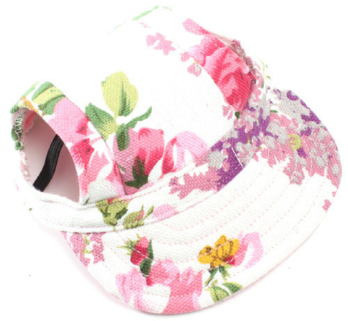 HKM-695571 Camouflage Canvas Dog Baseball Cap - Sun Protection Hat for Pets