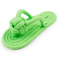 HKM-342483 Multicolor Cotton Rope Woven Pet Slippers for Small Dogs and Cats - Sizes 5.5 to 12.5