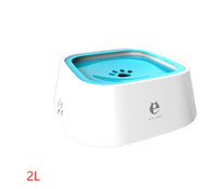 HKM-287955 Slow Water Feeder Pet Fountain - 1.5L Floating Water Bowl with Anti-Overflow Design for Cats and Dogs