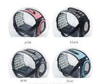HKM-199379 Transparent Foldable Cat and Dog Backpack with Breathable 4-Sided Design