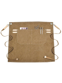 HKM-791315 Customizable Canvas Half Apron for Baking, Cooking, and Barbecue – Multiple Colors Available