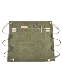 HKM-791315 Customizable Canvas Half Apron for Baking, Cooking, and Barbecue – Multiple Colors Available