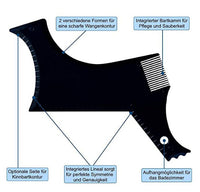 HKM-211539 Beard Shaping Comb Tool for Symmetric Trimming and Grooming at Home