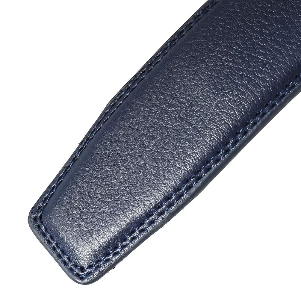 HKM-131731 Genuine Leather Automatic Buckle Belt for Men - Adjustable and Durable Design