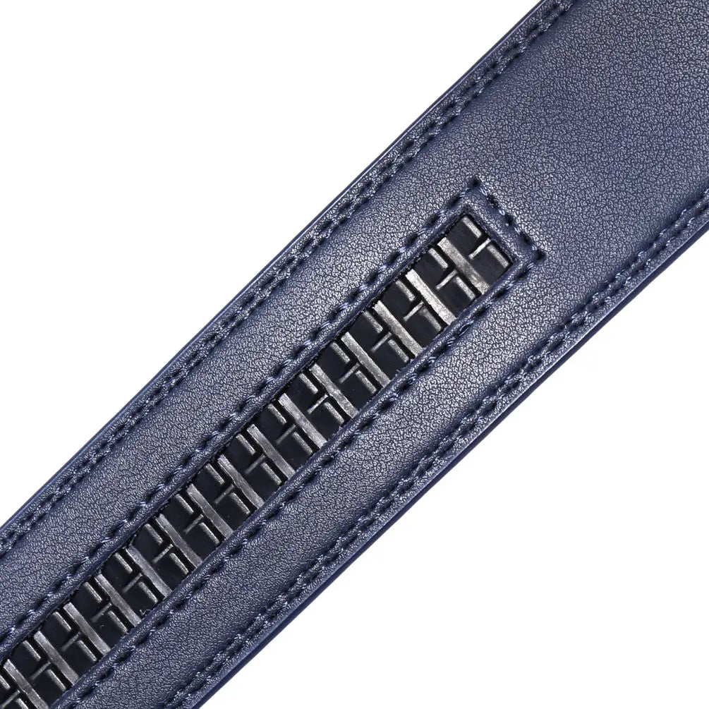 HKM-131731 Genuine Leather Automatic Buckle Belt for Men - Adjustable and Durable Design