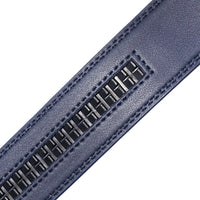 HKM-131731 Genuine Leather Automatic Buckle Belt for Men - Adjustable and Durable Design