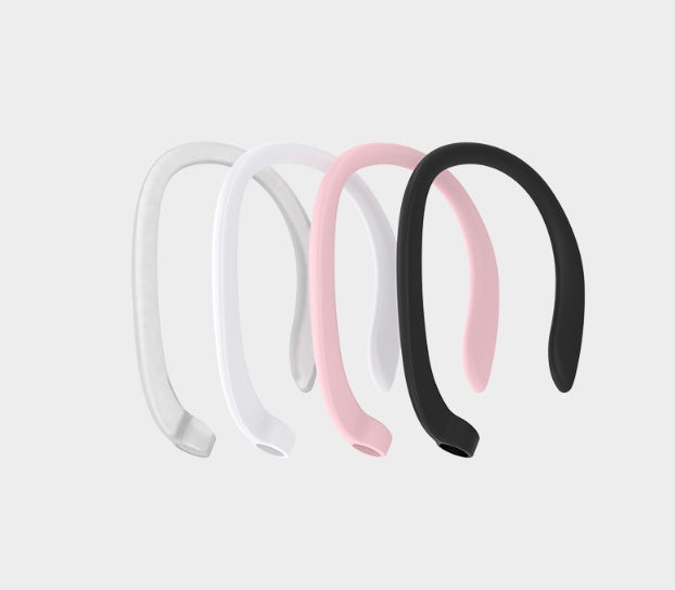 KTX-897363 Silicone Ear Protection Covers for Compatible Ear-Hook Headphones - Available in White, Black, Red, Pink