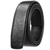 HKM-901203 Double-Sided Cowhide Men's Business Automatic Buckle Belt