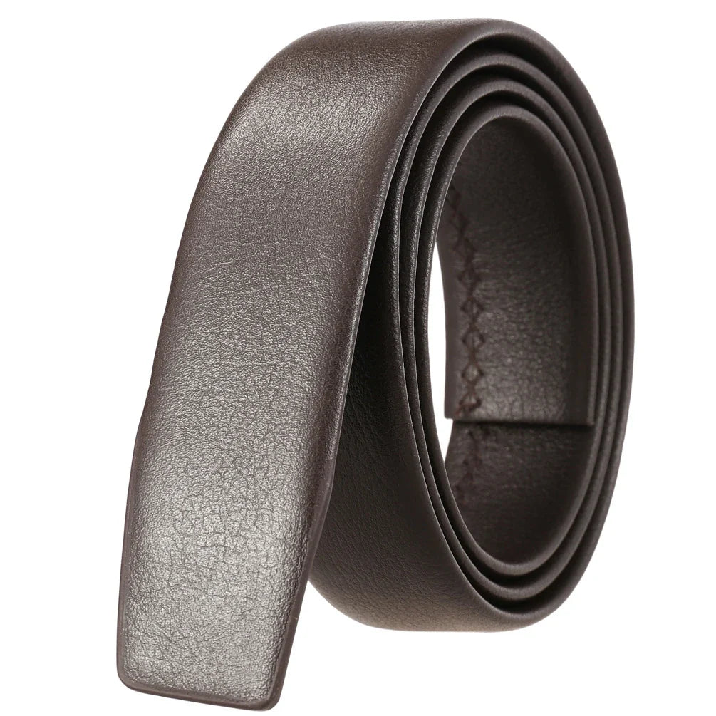 HKM-901203 Double-Sided Cowhide Men's Business Automatic Buckle Belt