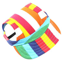 HKM-977619 Pet Baseball Cap for Bichon and Teddy Breeds - Stylish Hair Accessory for Pets