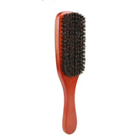 HKM-494035 Multifunctional Beech Wood Beard Brush for Cleaning, Styling, and Hair Finishing