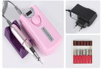 HKM-017235 Portable Rechargeable Nail Polisher and Grinding Machine - 110-240V, ABS, 20W, 30000mAh, 7.3*15.5*1.8CM