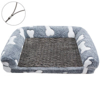 HKM-346579 Removable Washable Cartoon Footprint Pet Sofa Bed in Various Colors and Sizes
