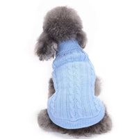 HKM-002835 Cozy Wool Dog Sweater in Various Sizes and Colors