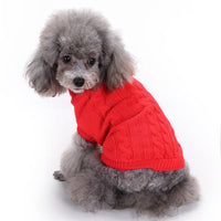 HKM-002835 Cozy Wool Dog Sweater in Various Sizes and Colors