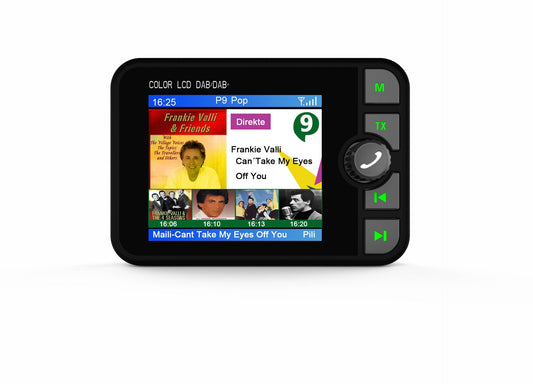 KTX-617619 Bluetooth DAB Digital Car Receiver with 2.4-Inch Color Screen and MP3 Functionality