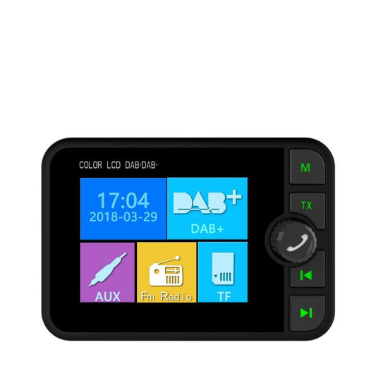 KTX-617619 Bluetooth DAB Digital Car Receiver with 2.4-Inch Color Screen and MP3 Functionality