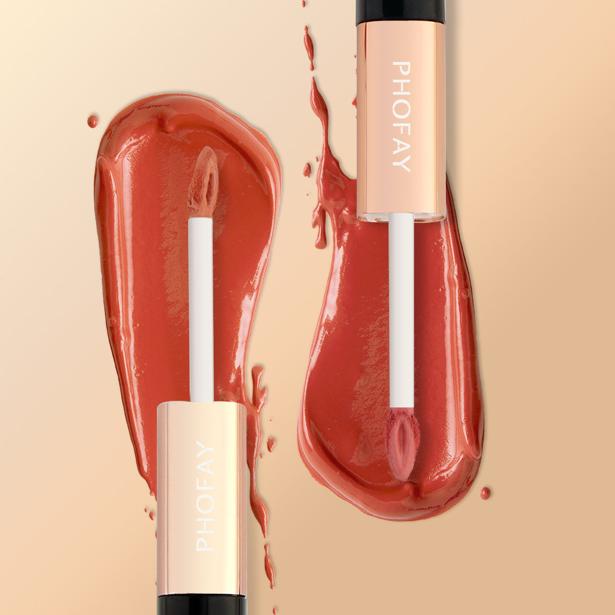 HKM-039699 Double Head Non-Stick Lip Gloss Cup with Dual Application технологии