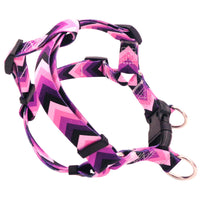 HKM-684499 Bohemian Purple Ethnic Style Chest Strap - Adjustable Polyester Design