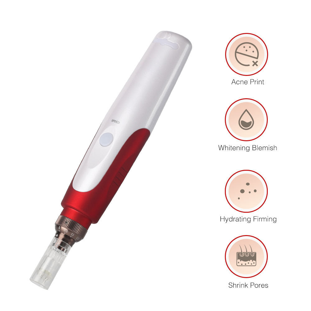 HKM-179923 Wireless 5-Level Derma Pen for Home Use, N2-C Model, Suitable for American, European, British, and Australian Regulations